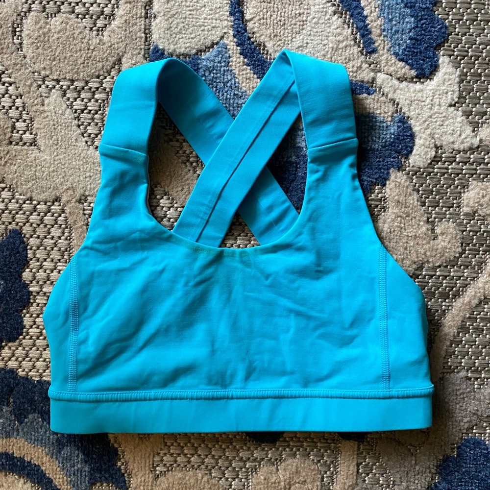 Lululemon Blue / Turquoise Sports Bra Size 4